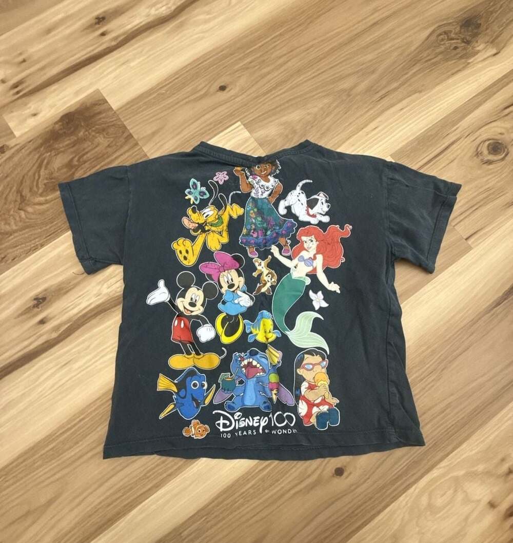 Zara Disney 100 Years of Wonder Character Graphic T-Shirt U14